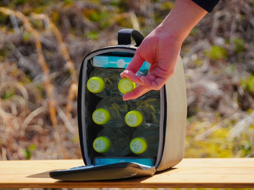 缶ビールクーラー ソフトクーラーバッグ 保冷剤2個セット