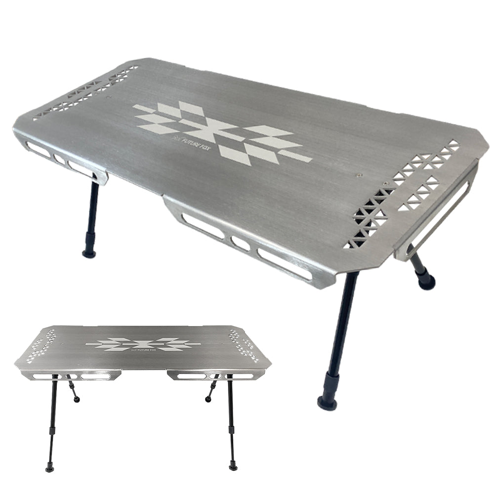 FUTURE FOX 焚き火サイドテーブル ナバホ柄 アルミ製 高さ調整可能