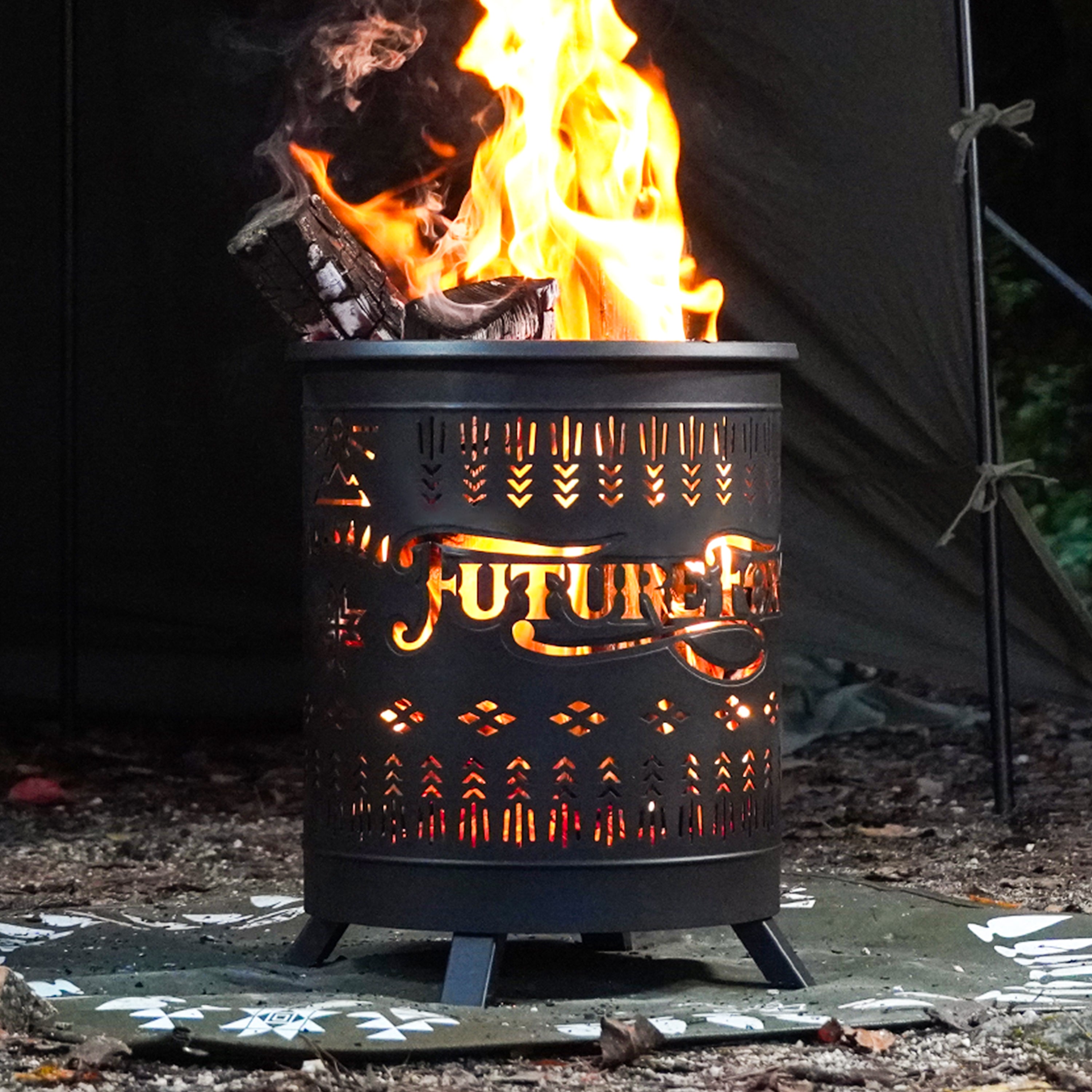 FUTURE FOX 焚き火台 ブラック FUTURE FOX 焚き火台 ～KAMADO～ 【予約販売：11月上旬より順次
