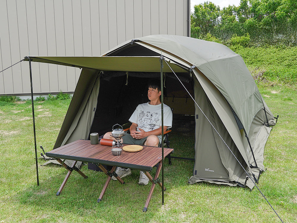 FOX-BASE VILLA 専用 ワイドフライシート ポリエステル 耐水圧2,000mm