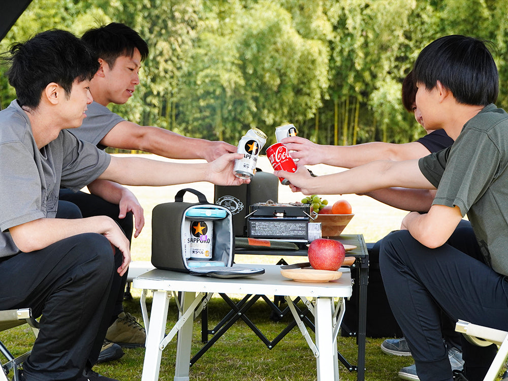 缶ビールクーラー ソフトクーラーバッグ 保冷剤2個セット｜FUTURE FOX