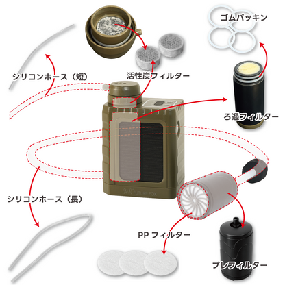 【リペアパーツ】非常用 電動浄水器専用 各パーツ【発送時期は各パーツ名に記載】