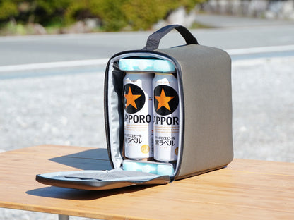 FUTURE FOX 缶ビールクーラー ソフトクーラーバッグ 保冷剤2個セット 【翌営業日発送】