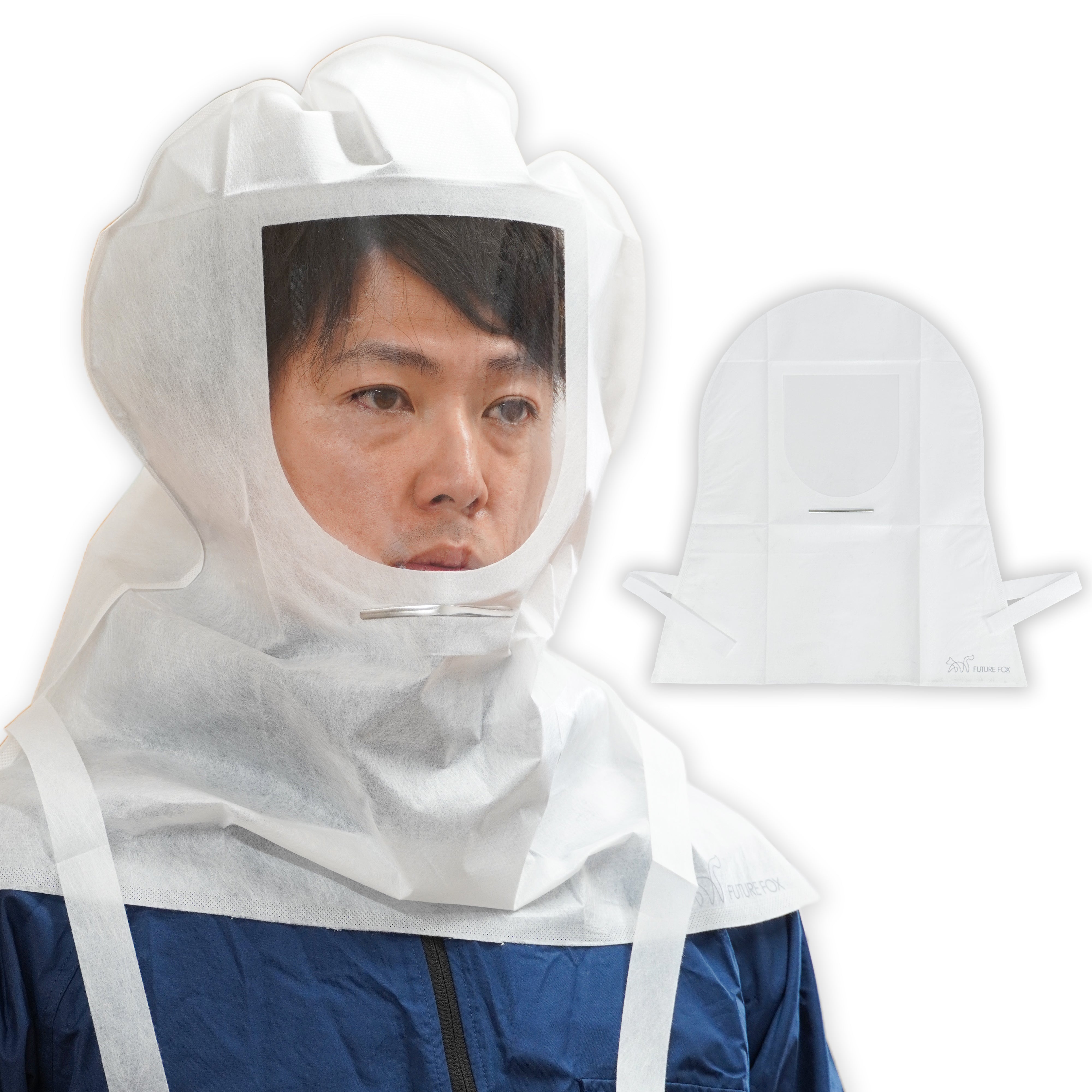 しう様 頭巾 マスク 防災】FUTURE FOX 火山灰ガード頭巾 5枚入り【予約販売：1月下旬より