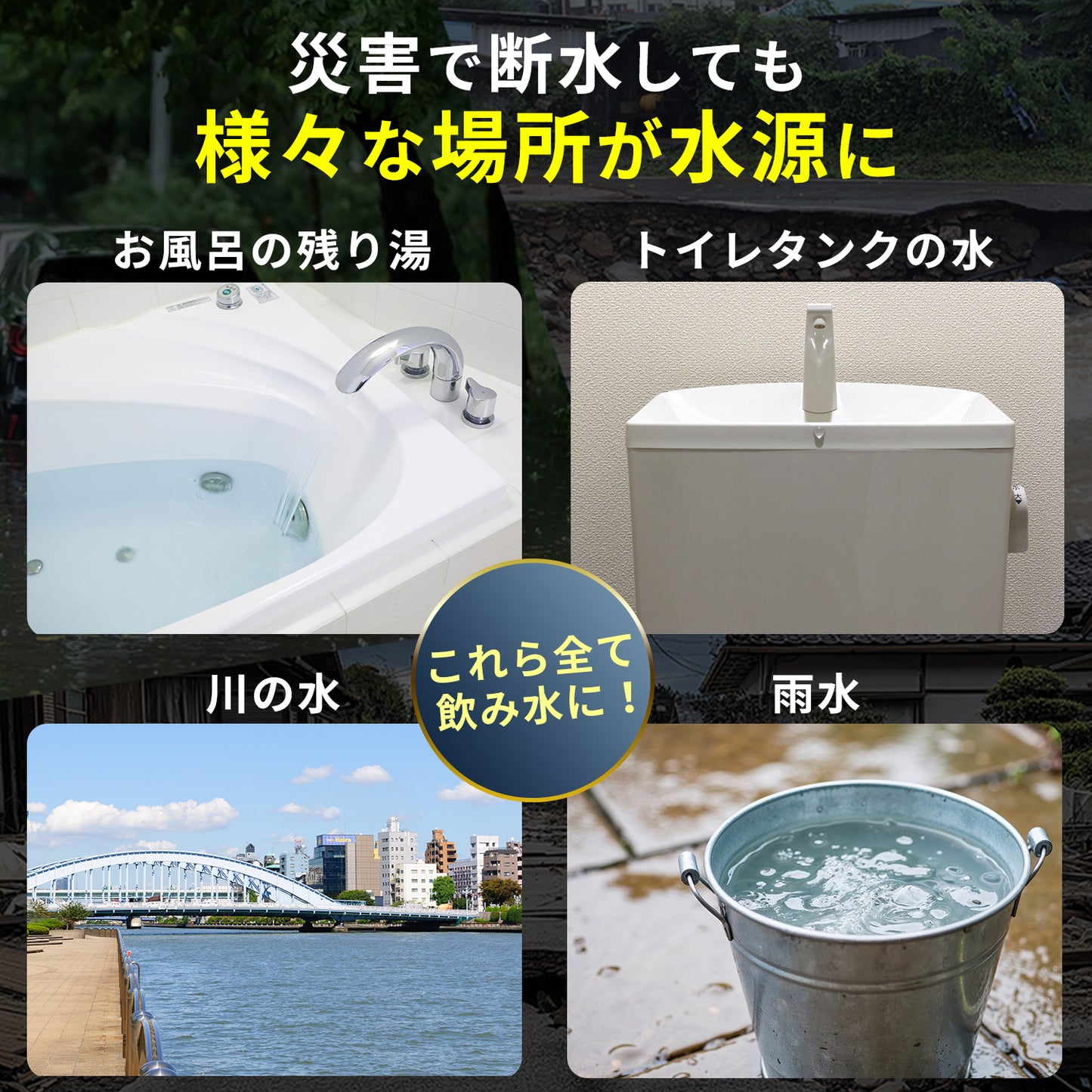 【防災】FUTURE FOX 非常用 携帯浄水器【予約販売：11月下旬から順次発送予定】