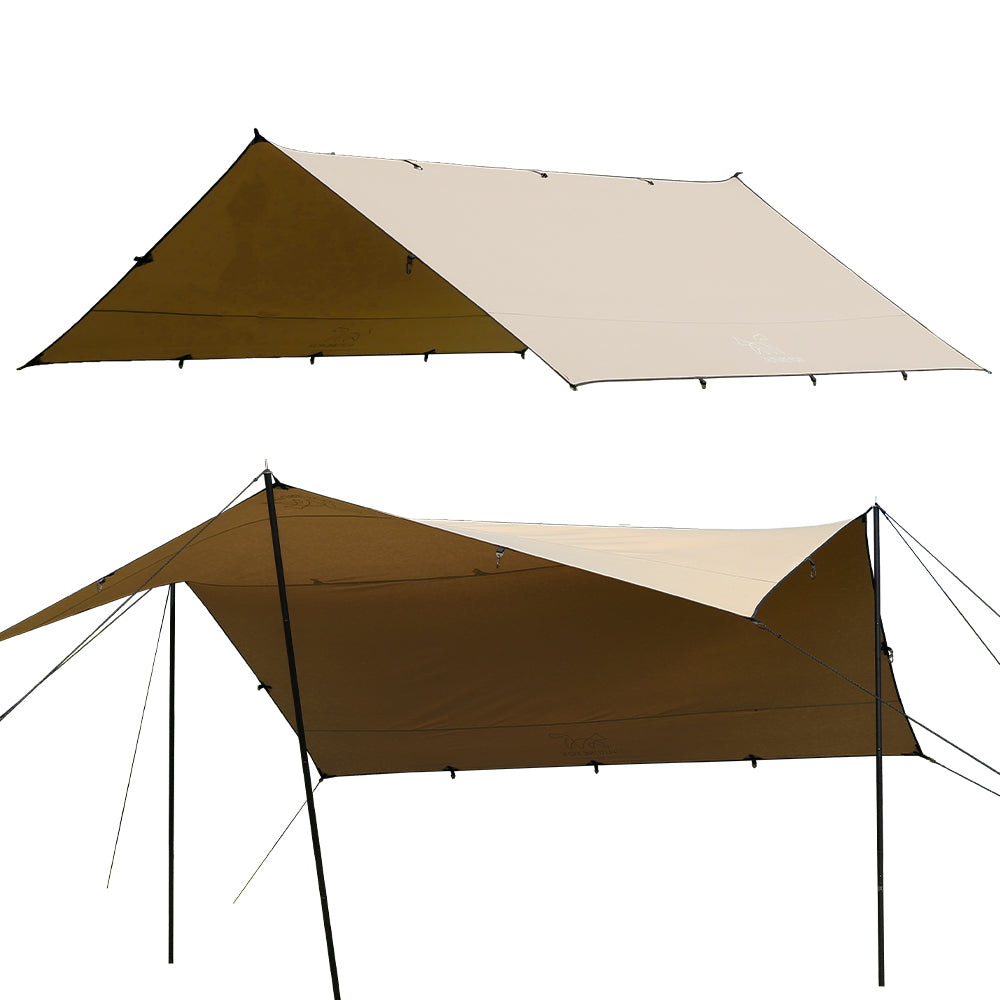 FUTURE FOX TCタープ スクエア型 難燃素材 4m×4m – FUTURE FOX-OUTDOOR