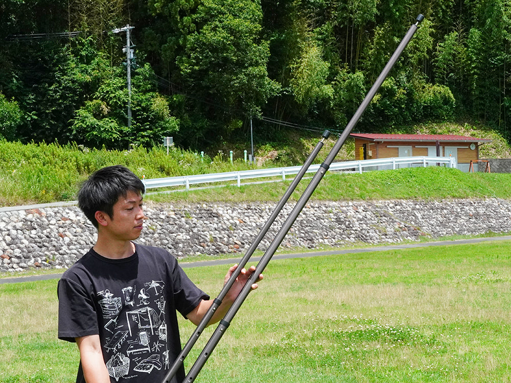 FUTURE FOX 伸縮ポール ミニ 全長170～220cm ポール太さφ26.6 2本セット